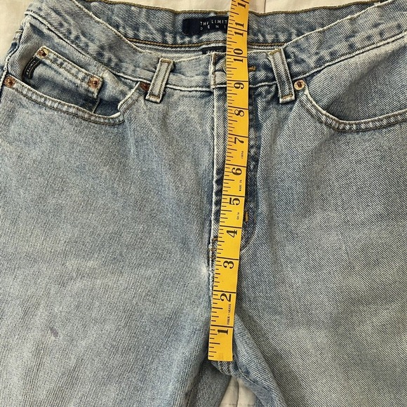Vintage The Limited Denim Bootcut Jeans Sz 8 Blue Light Wash Fade Distre… - Picture 5 of 10